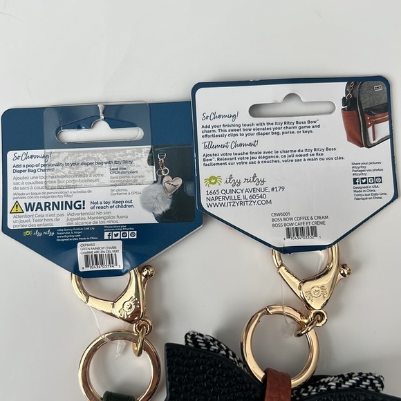 Itzy Ritzy Diaper Bag Charms Boss Bow Bundle (Set of 2) - Picture 3 of 8